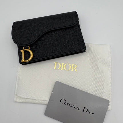 Porte cartes Bloom Saddle Dior