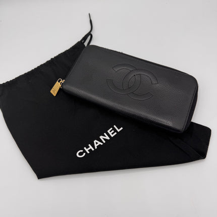 Portefeuille Chanel cuir caviar