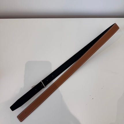 Ceinture Hermès H Réversible Gold & Noir 85cm