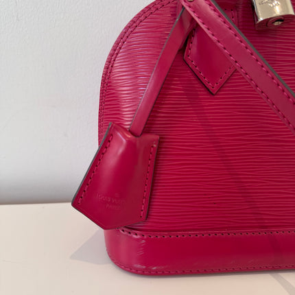 Sac Louis Vuitton BB Alma Cuir Épi Rose