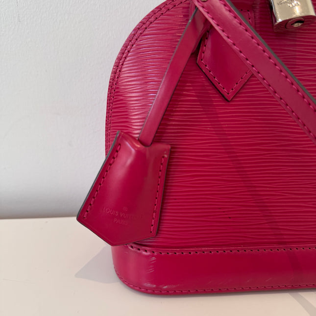 Sac Louis Vuitton BB Alma Cuir Épi Rose