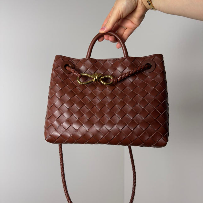 Sac Andiamo Petit Bottega Veneta Marron Sapele