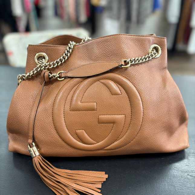 Sac Cabas Hobo Gucci Camel