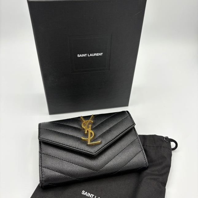 Portefeuille Saint Laurent Grain de poudre