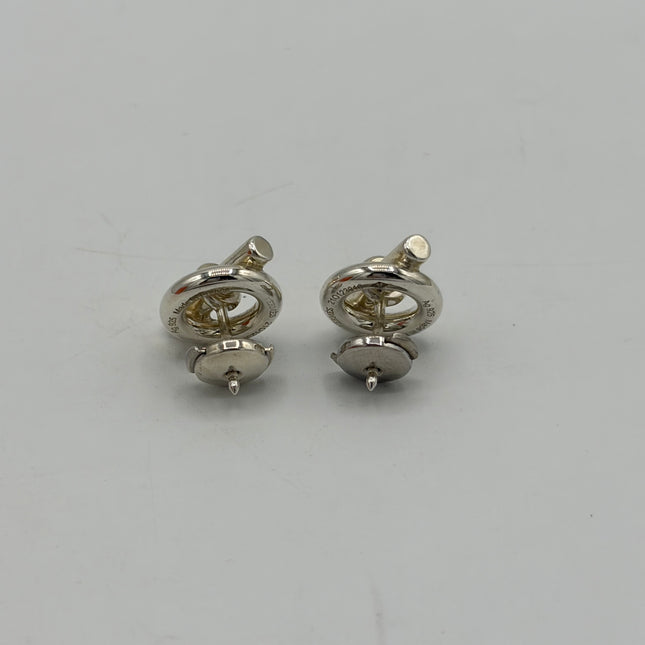 Boucles d’oreilles Hermès Mini chaîne d’ancre MM