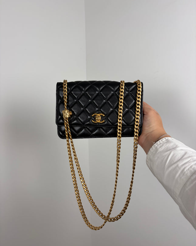 Sac Chanel Wallet on Chain Pearl Crush Noir