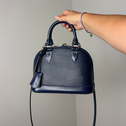 Sac Louis Vuitton BB Alma Épi Marine