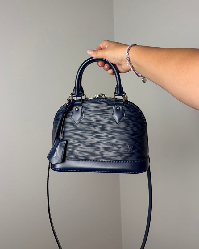 Sac Louis Vuitton BB Alma Épi Marine