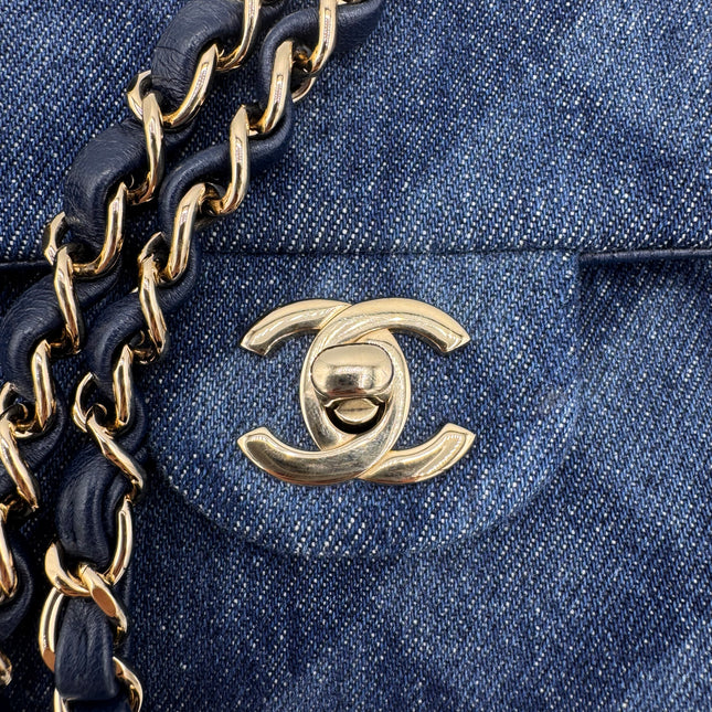 Sac Timeless Chanel Bleu Jean