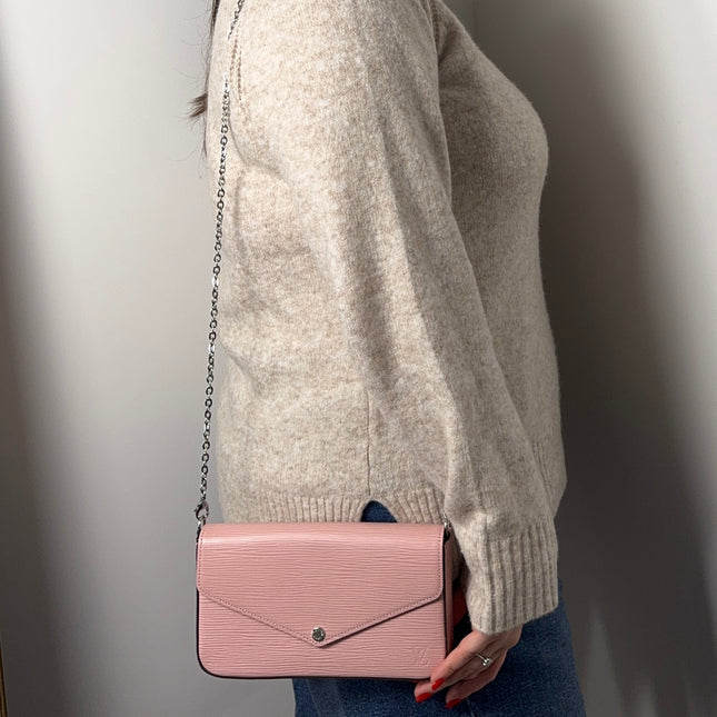 Sac Louis Vuitton Félicie Rose