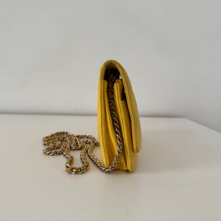 Sac Chanel Wallet on Chain Jaune