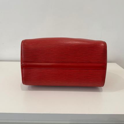 Sac Louis Vuitton Speedy 25 Épi Rouge