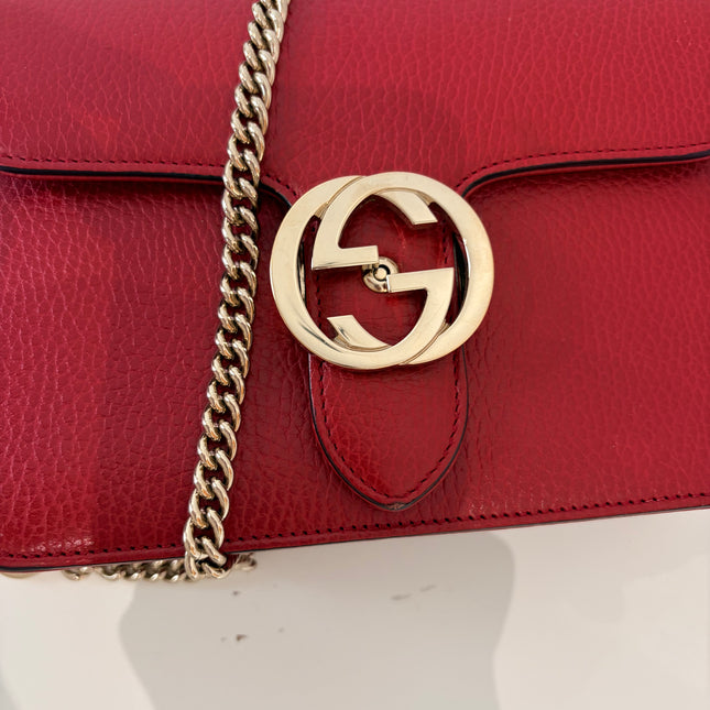 Sac Gucci Interlocking Rouge pm