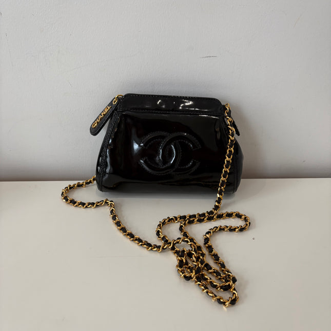 Sac Chanel bourse vernis