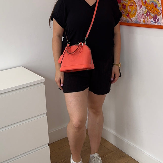 Sac Louis Vuitton Bb Alma corail