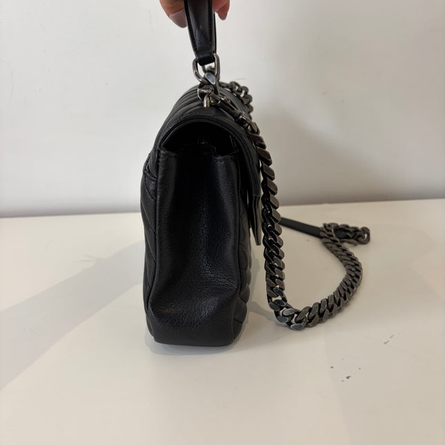 Sac Saint Laurent Collège medium noir
