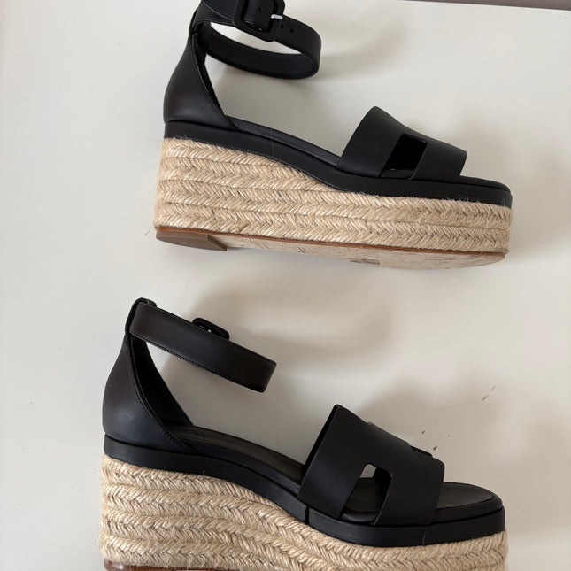 Espadrilles compensées Elda Hermès T37