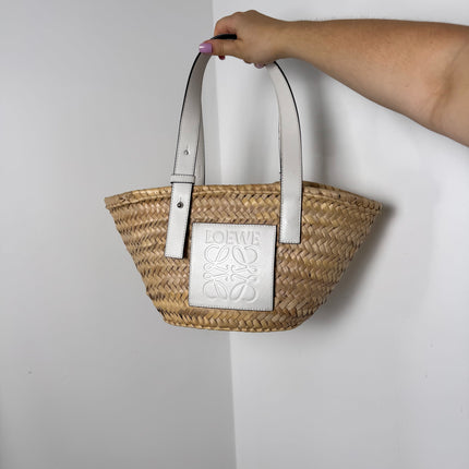 Panier Loewe pm blanc
