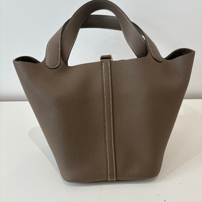 Sac Hermes Picotin 22 Étoupe
