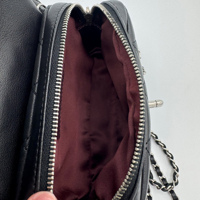 Sac Chanel mini double noir