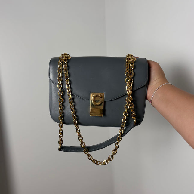 Sac Celine C bag gris bandoulière