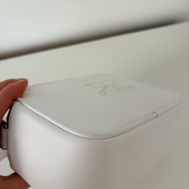 Sac Courrèges bandoulière blanc