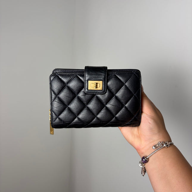 Portefeuille Chanel 2.55 Dark Navy
