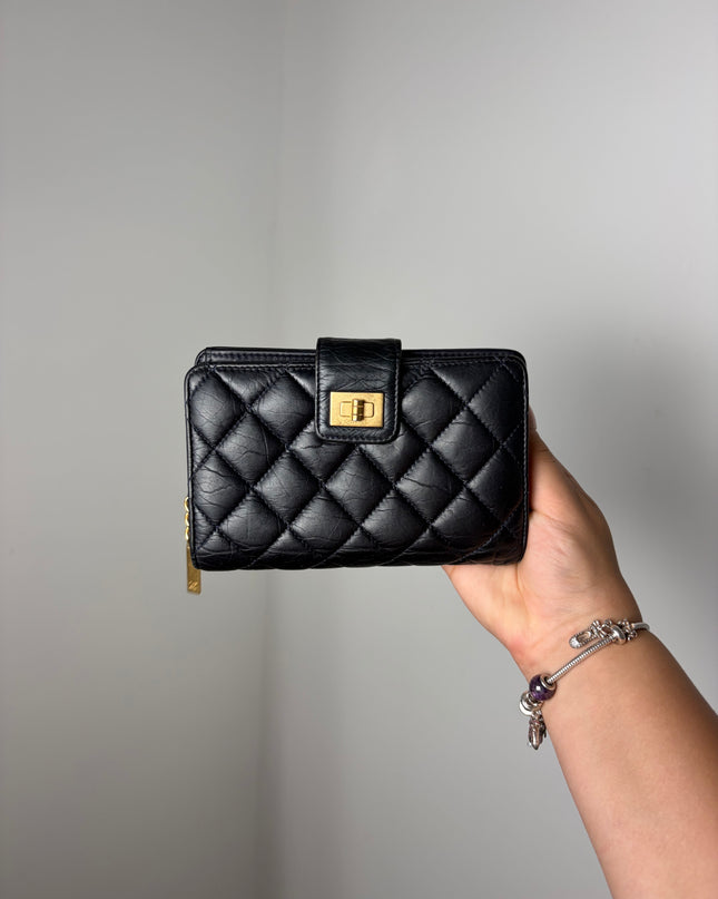 Portefeuille Chanel 2.55 Dark Navy