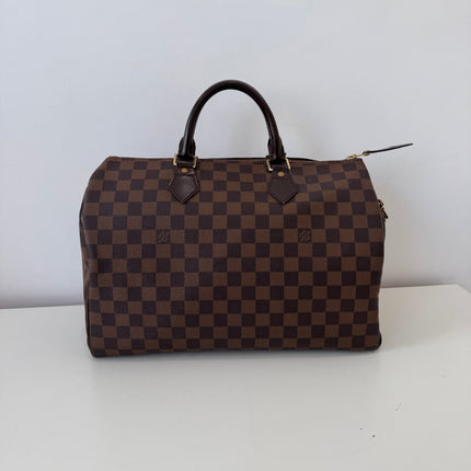 Sac Louis Vuitton Speedy 35 Damier Ébène