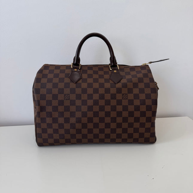 Sac Louis Vuitton Speedy 35 Damier Ébène