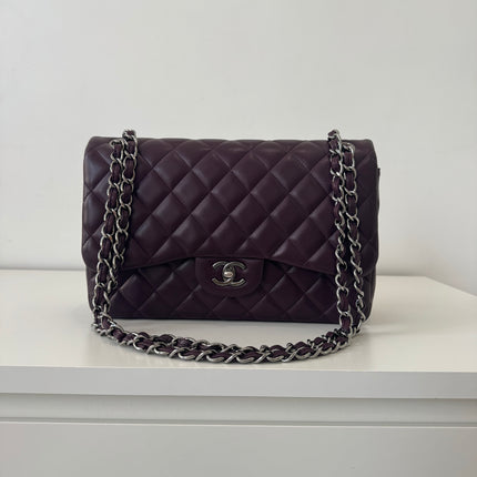 Sac Chanel Timeless Jumbo Prune