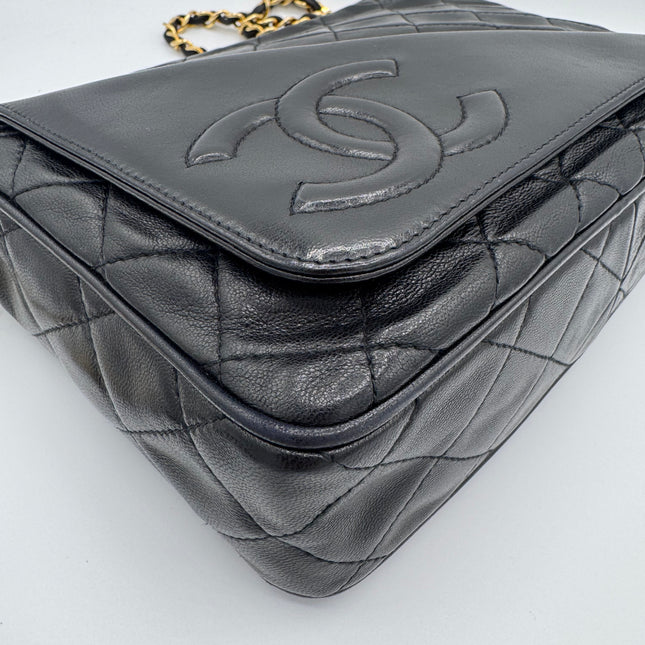 Sac Caméra vintage Chanel Noir