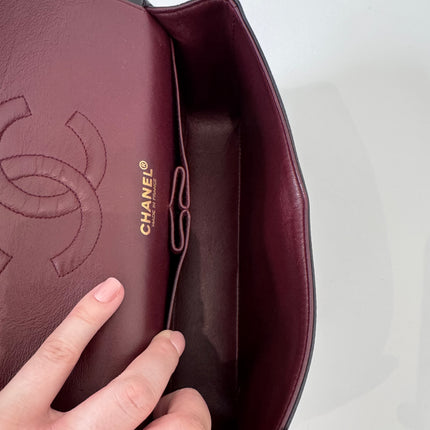 Sac Chanel Timeless vintage 25 cm noir