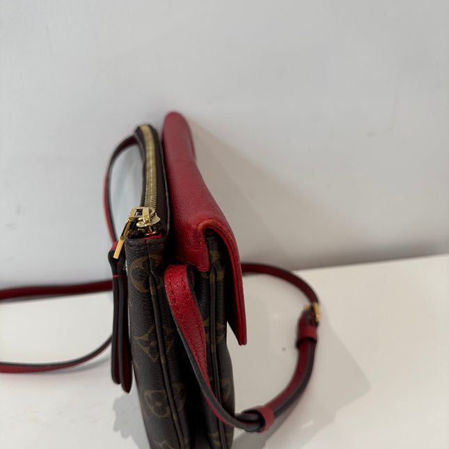 Sac Louis Vuitton bandoulière Twice Monogram & Rouge