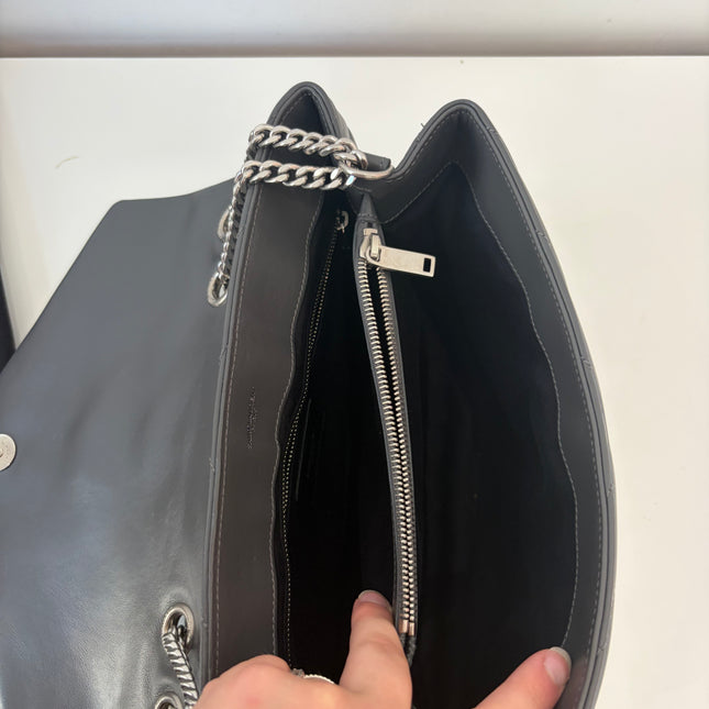 Sac Saint Laurent Loulou Medium Gris foncé