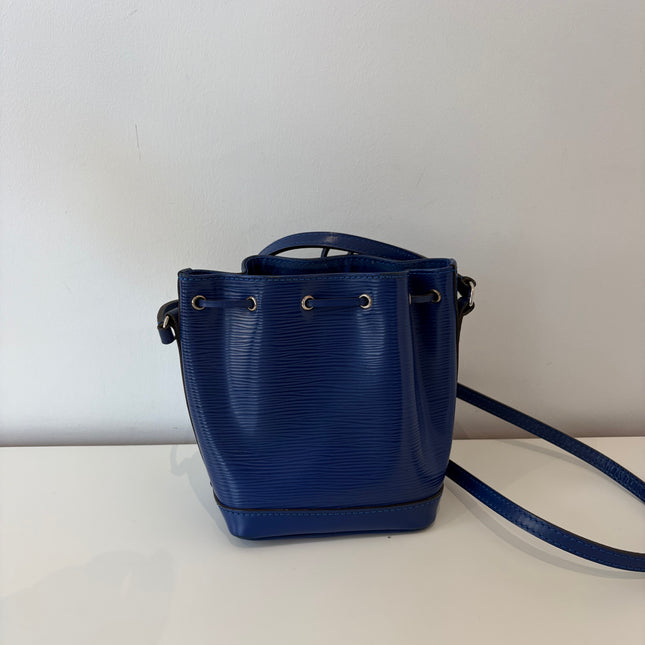 Sac Louis Vuitton Nano Noé Cuir Épi Marine