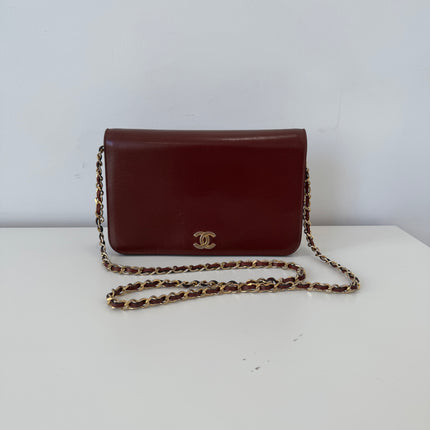 Sac Chanel Bordeaux Bandoulière