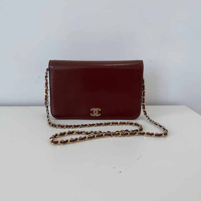 Sac Chanel Bordeaux Bandoulière
