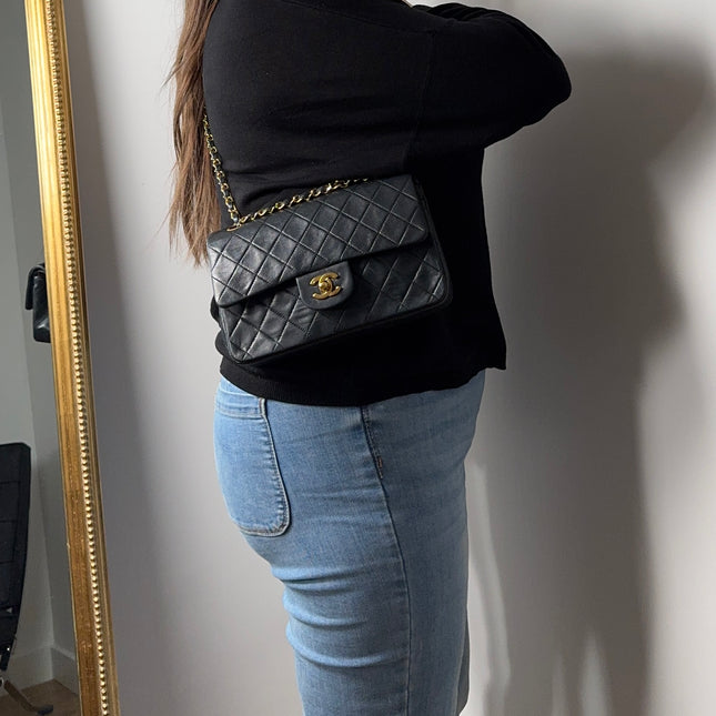 Sac Chanel Timeless 23cm Vintage noir