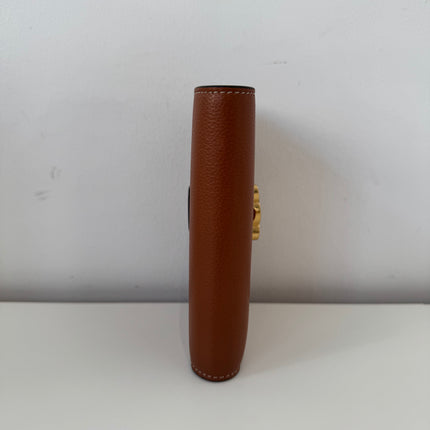 Portefeuille Celine Triomphe Moyen Tan