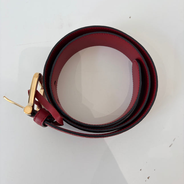 Ceinture Gucci Rouge Éteint T85