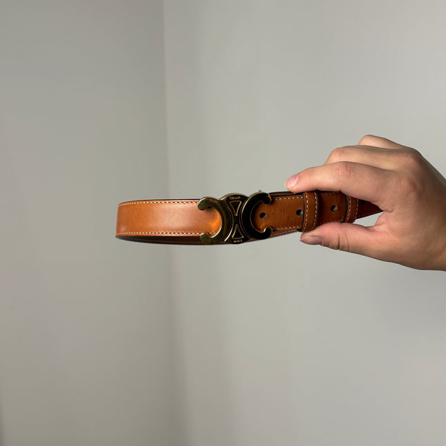 Ceinture Céline Triomphe T70cm