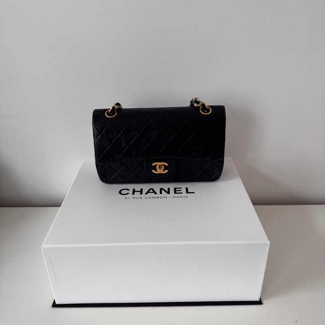 Sac Chanel Timeless 23cm Vintage noir