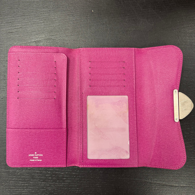 Portefeuille Eugenie Louis Vuitton Épi Cassis