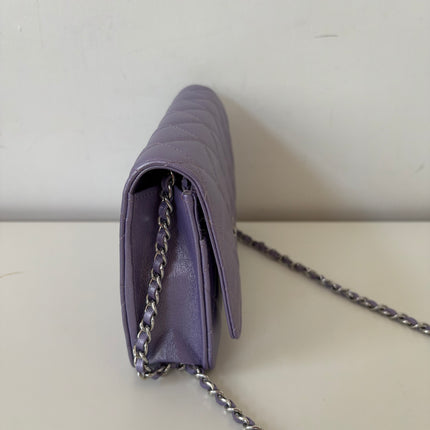 Sac Chanel wallet on chain Violet