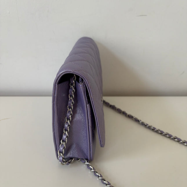 Sac Chanel wallet on chain Violet