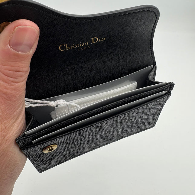 Porte cartes Bloom Saddle Dior