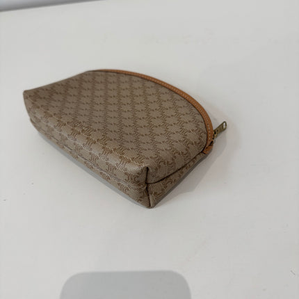 Trousse cosmétique Celine Macadam beige