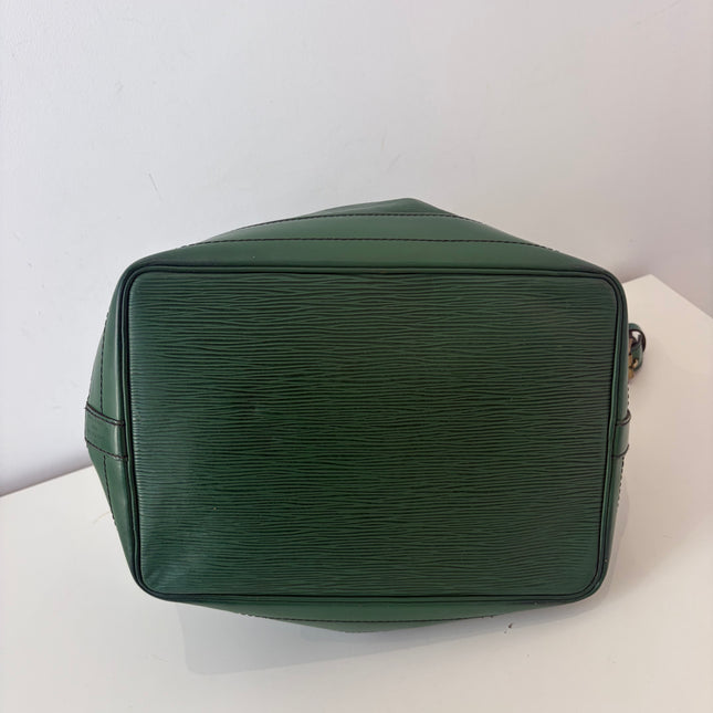 Sac Noé GM Louis Vuitton Cuir Épi Vert