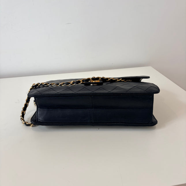 Sac Chanel Épaule Classique Bleu Nuit